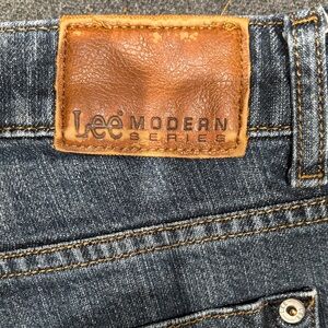 Lee Modern Series Men's Dark Blue Jeans - straight fit, straight leg